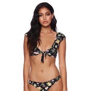 Beach Bunny Floral Bikini Top